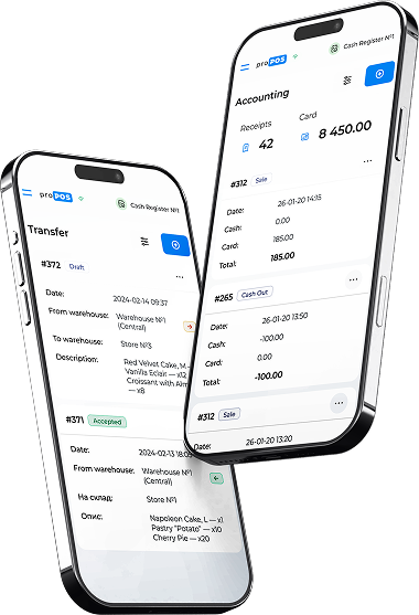 Mobile and tablet UI screens of Softake projects